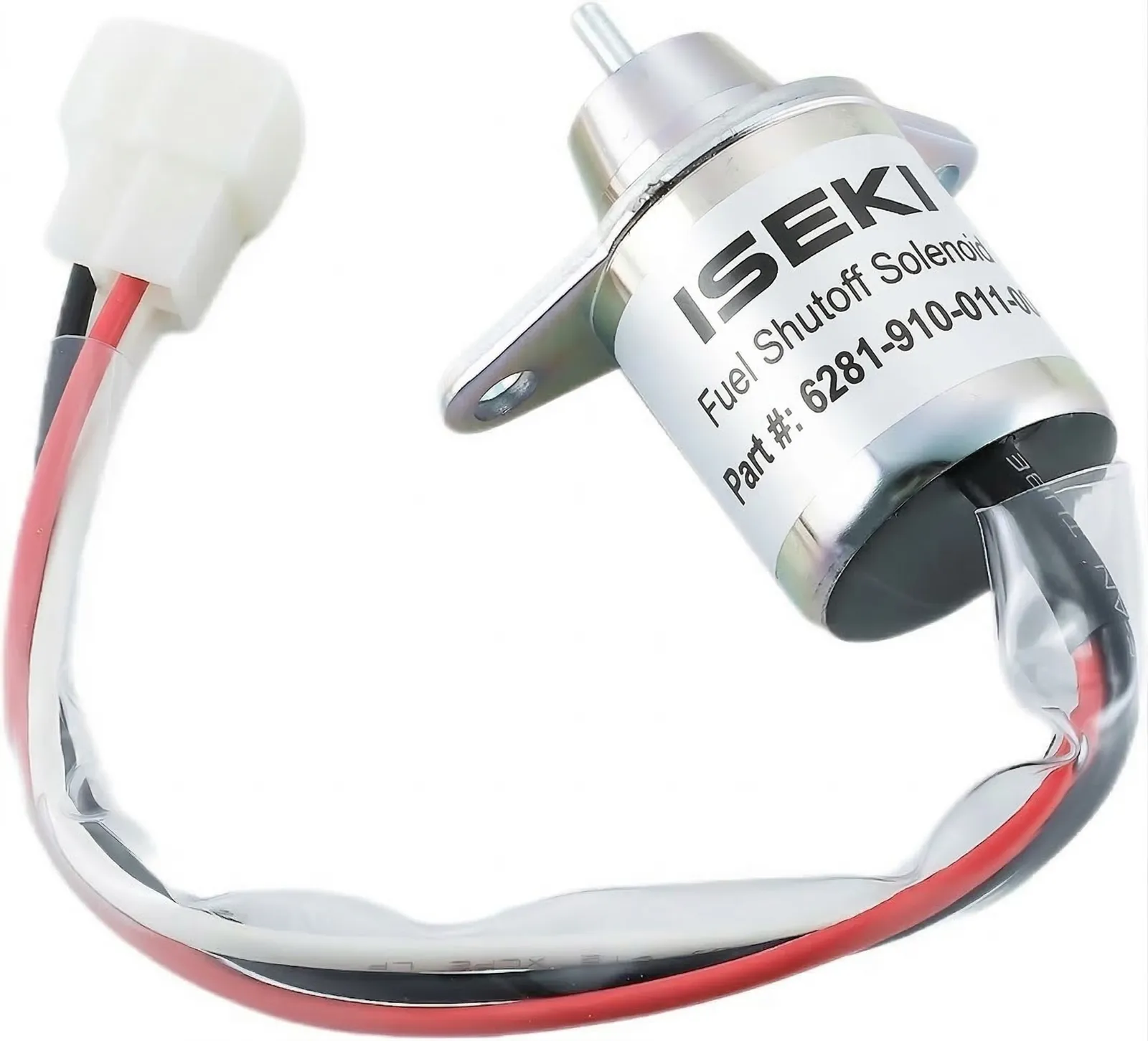 12V Fuel Shutoff Solenoid - Replaces Iseki 6281-910-011-00 & Massey Ferguson 1533 (1503ES)