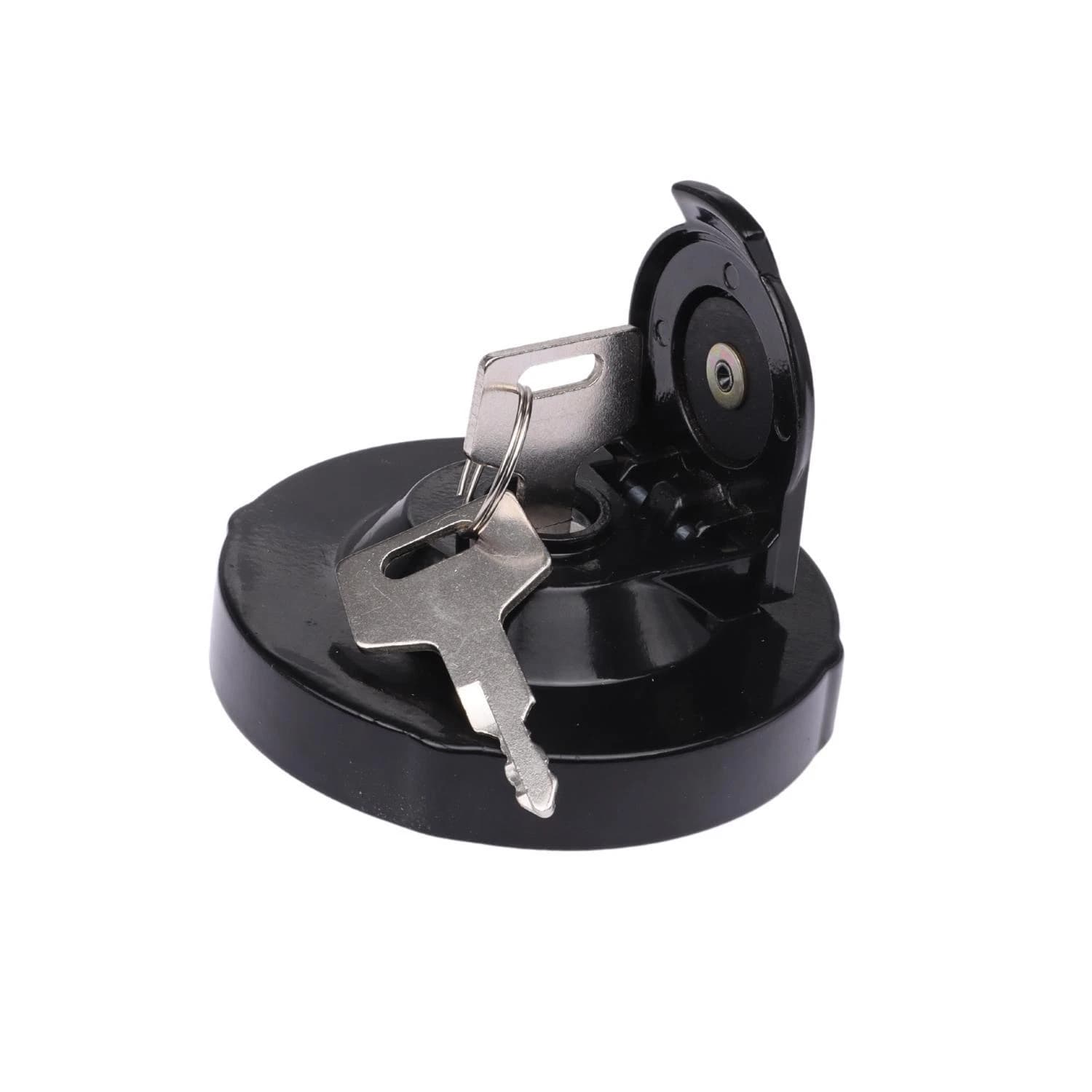 1552101700 Takeuchi Locking Fuel Cap - 2-Tab Bayonet - TL8 TL10 TL12 TL6R - With Keys - Replaces 15521-00500