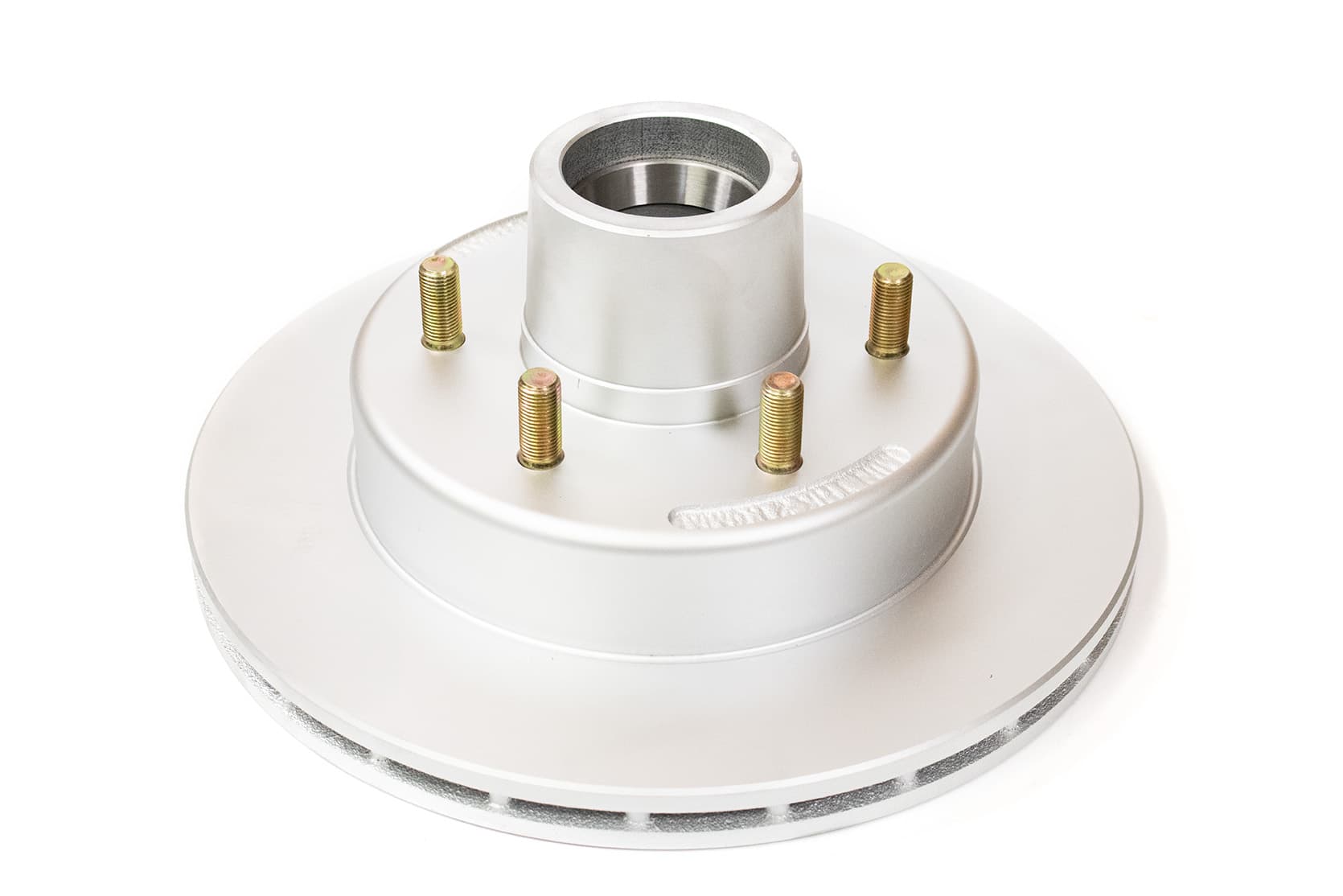 203544 Broce / Superior Front Hub & Rotor Kit - 12" Dacromet - 6 on 5.5" - Complete with Bearings & Seal