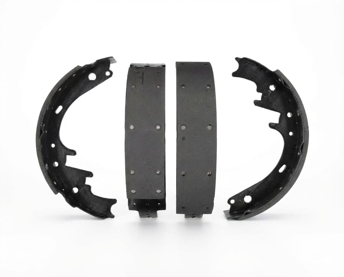 4414A Broce / Superior Broom Rear Brake Shoe Set - 11" x 2-1/4" - Replaces 4414A & 01-50001-005 - Complete Axle Kit