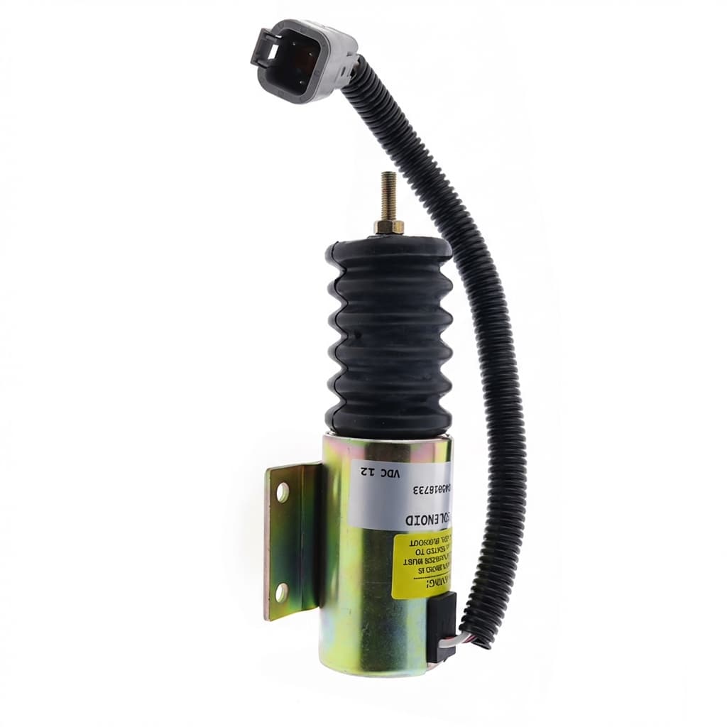 Bobcat Traction Lock Solenoid - Parking Brake Release - 12V Pull Solenoid - Replaces 6681512 / 7136559 / 6667992