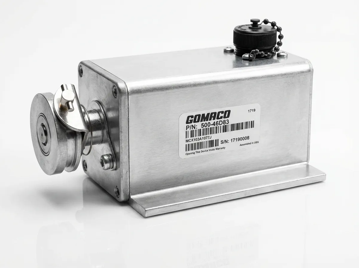 Gomaco Stringline Grade & Steering Sensor - G+ / G21 Control System - Replaces 500-46D83 / 500-46D84 - Plug-and-Play Smart Sensor