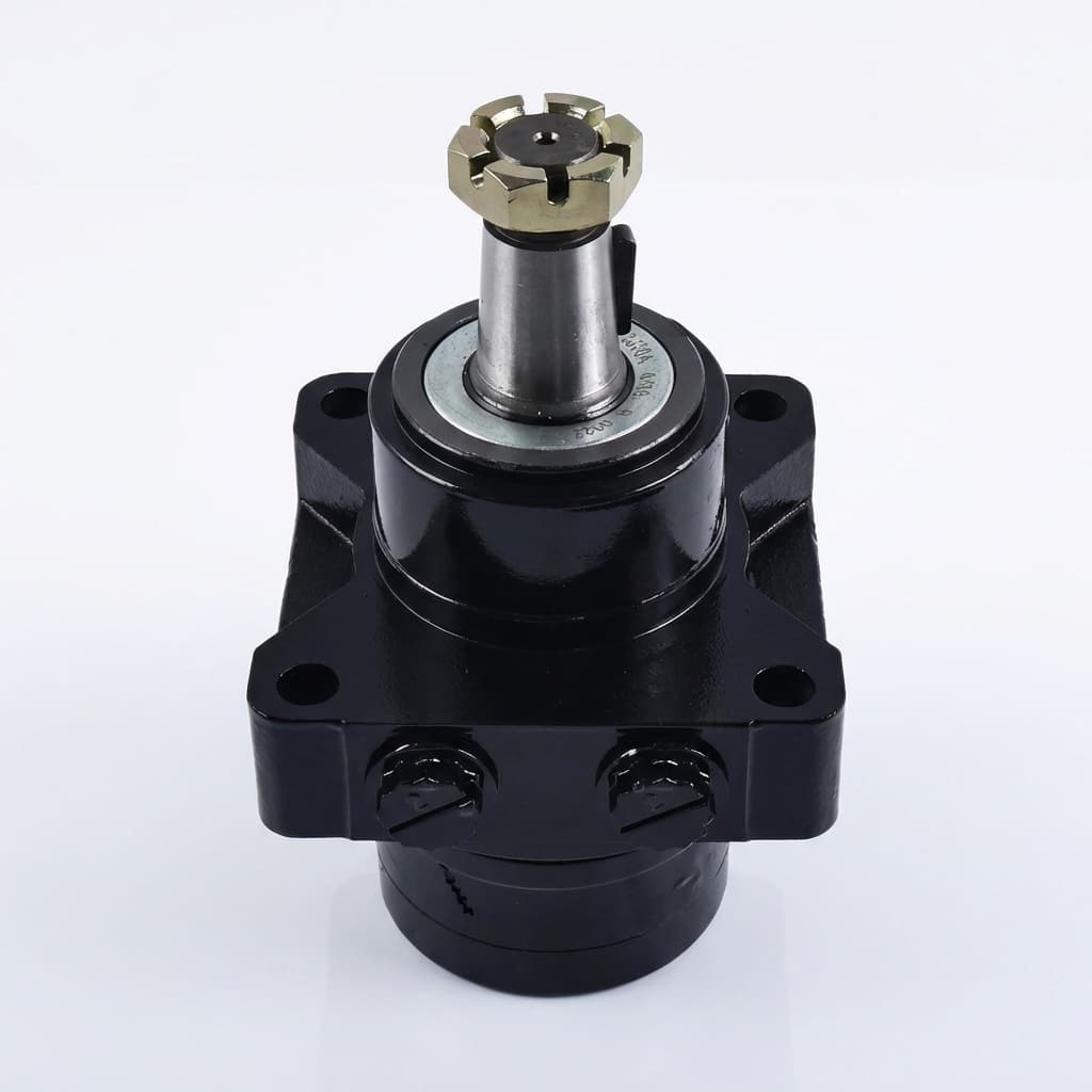 163710006 Vermeer SC30TX Cutting Head Motor - Old Style SN 101–2408 - Hydraulic Drive Motor - 1-1/4" Tapered Shaft