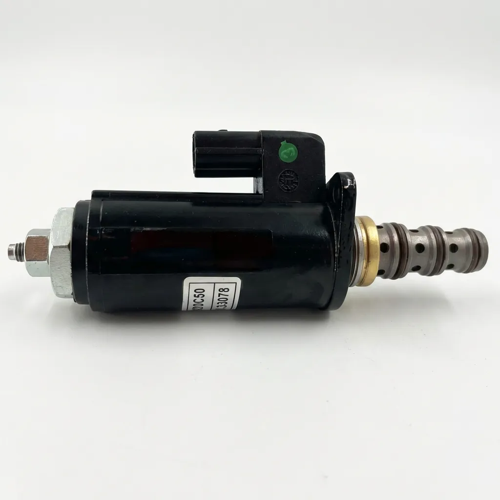 YN35V00052F1 Kobelco Hydraulic Pump Solenoid Valve - K3V Series - SK200-8 / SK210-9 / SK250-8